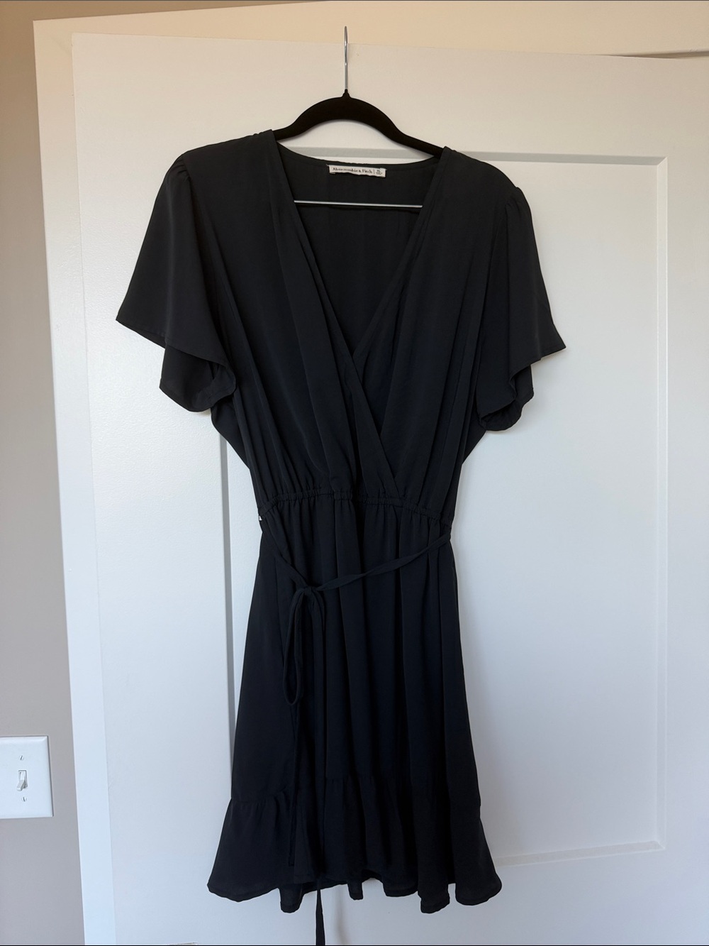 Abercrombie Black Wrap-Style Women’s Dress size XL